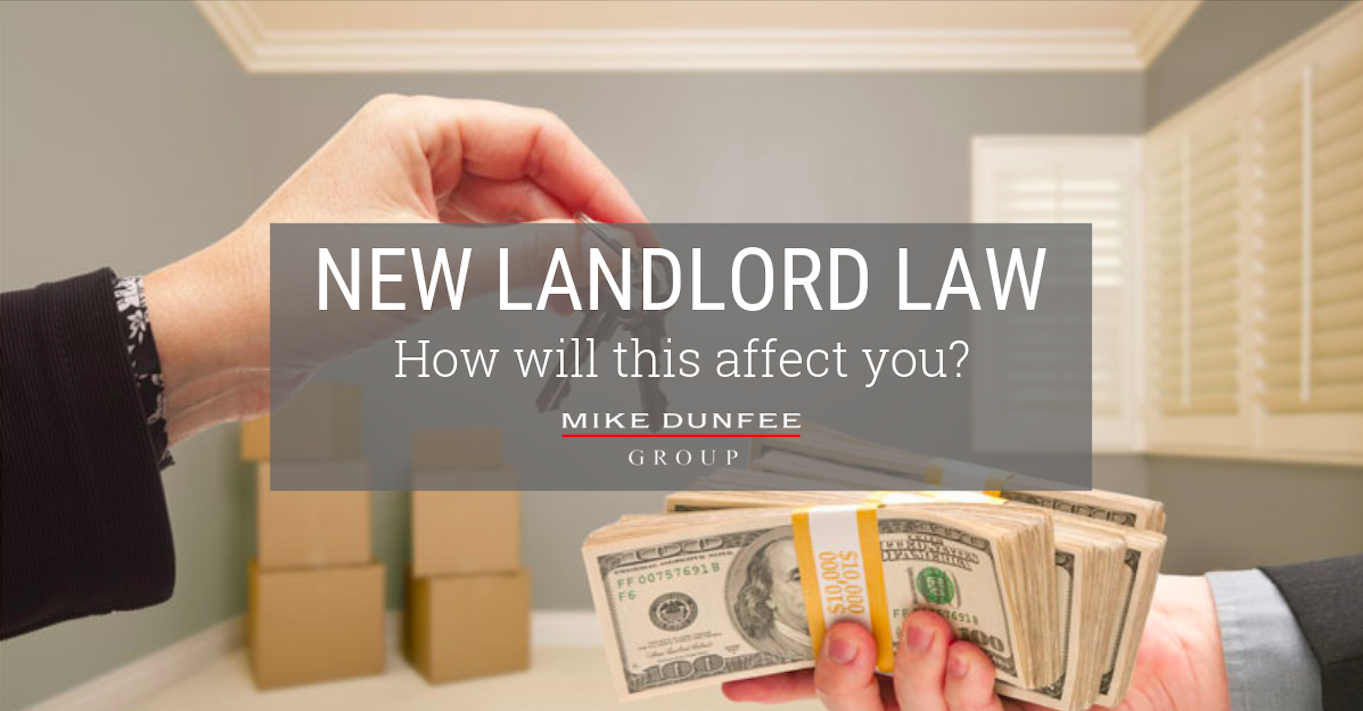 New Landlord Law. How will this affect you?