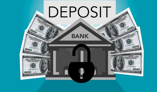 security deposit banking institution
